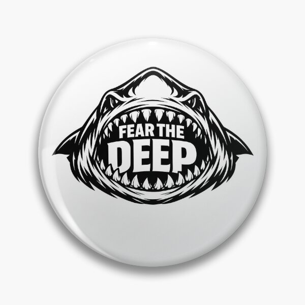 Item preview, Fear the Deep - Shark Head Logo designed and sold by TGMDesignsAUS.