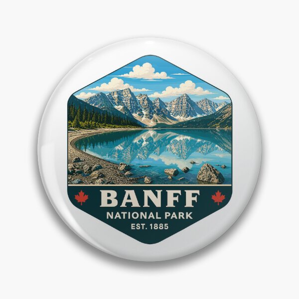 Item preview, Banff National Park Retro Design designed and sold by Gideon Emmerich.