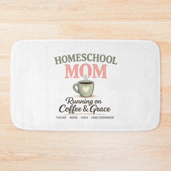 Item preview, Homeschool Mom Coffee and Grace Design designed and sold by BunBuntheDog-.