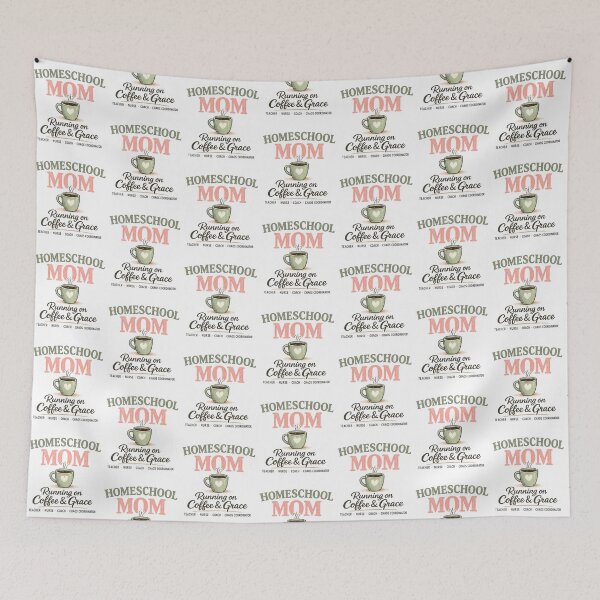 Item preview, Homeschool Mom Coffee and Grace Design designed and sold by BunBuntheDog-.