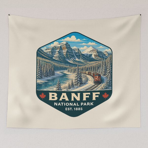 Item preview, anff National Park Retro Design designed and sold by Gideon Emmerich.