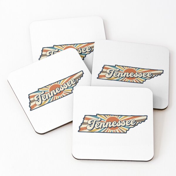 Item preview, Tennessee Retro Sunset State Silhouette – Vintage Distressed Design designed and sold by Paper Drip.