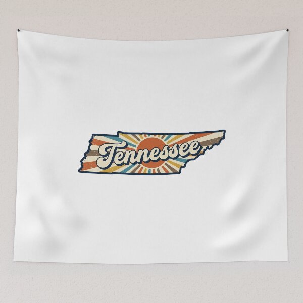 Item preview, Tennessee Retro Sunset State Silhouette – Vintage Distressed Design designed and sold by Paper Drip.