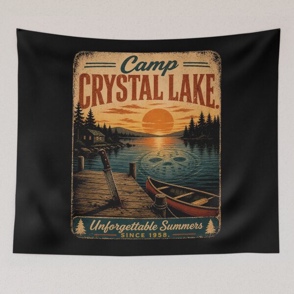 Item preview, Camp Crystal Lake Summer Flyer designed and sold by agearb.
