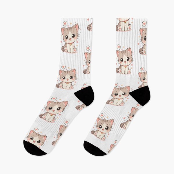 Item preview, Happy Kawaii Cat designed and sold by Lolilas.