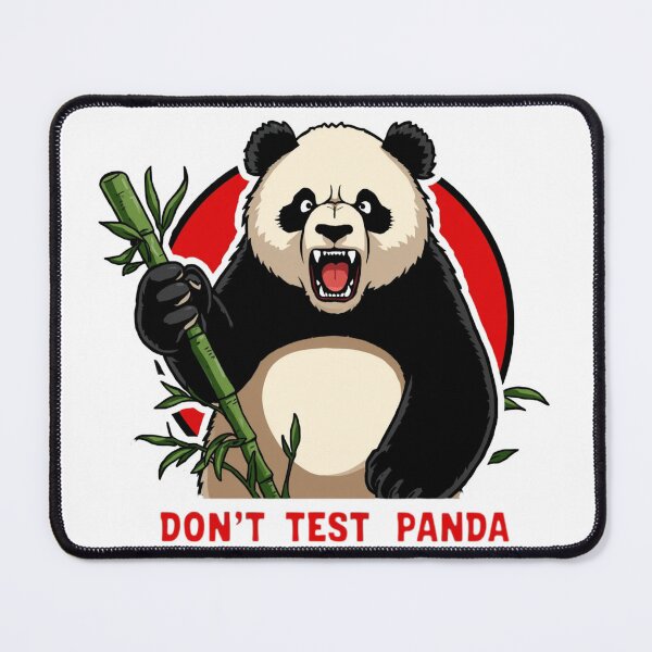 Item preview, Don’t Test The Panda Funny Aggressive Animal Design designed and sold by Sky-bully.