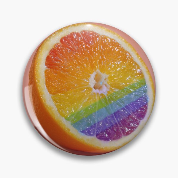 Item preview, Colorful Rainbow Orange Slices – Vibrant Fruit Art Design with Energy and Nature Vibes 2 designed and sold by WordPlayStudio.