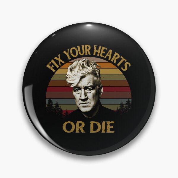 Artikelvorschau, David Lynch Retro Repariere deine Herzen oder stirb entworfen und verkauft von ShilpyDesign.