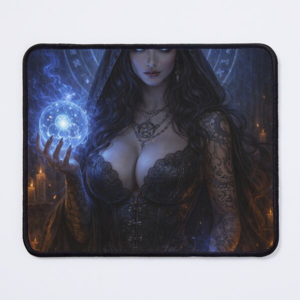 Item preview, Arcane Witch of the Blue Flame designed and sold by TheLoopStories.