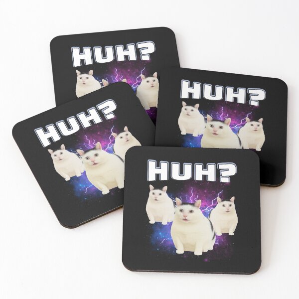 Item preview, Huh Cat Meme – Chonky Confused Funny Cat designed and sold by happiecatstore.