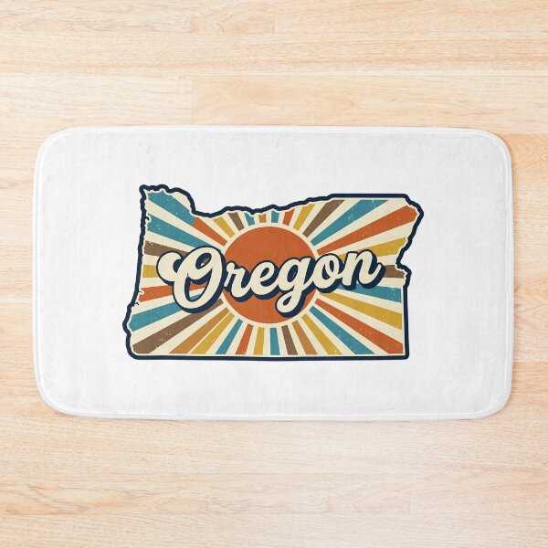Item preview, Oregon Retro Sunset State Silhouette – Vintage Distressed Design designed and sold by Paper Drip.