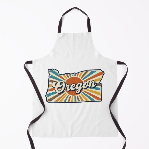 Item preview, Oregon Retro Sunset State Silhouette – Vintage Distressed Design designed and sold by Paper Drip.