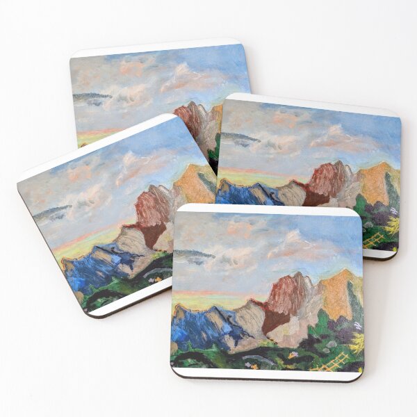 Item preview, Sunset over the Kaiser Mountains in Tyrol designed and sold by MiraBlue.
