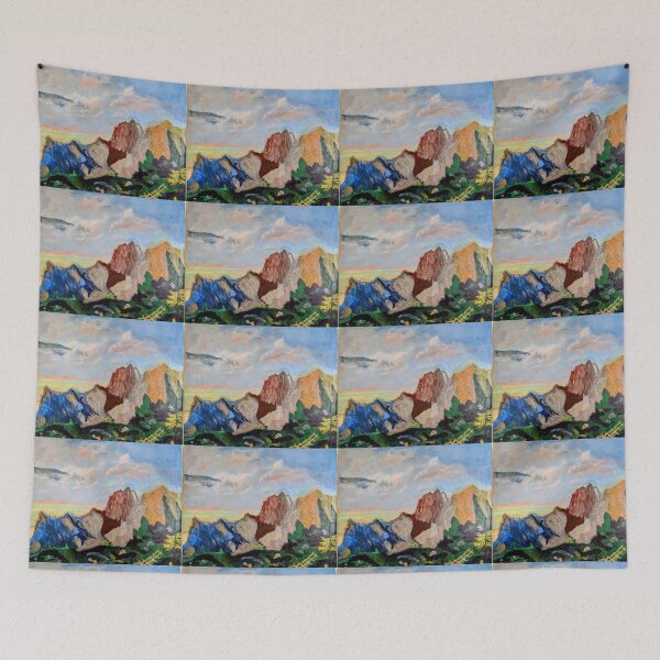 Item preview, Sunset over the Kaiser Mountains in Tyrol designed and sold by MiraBlue.