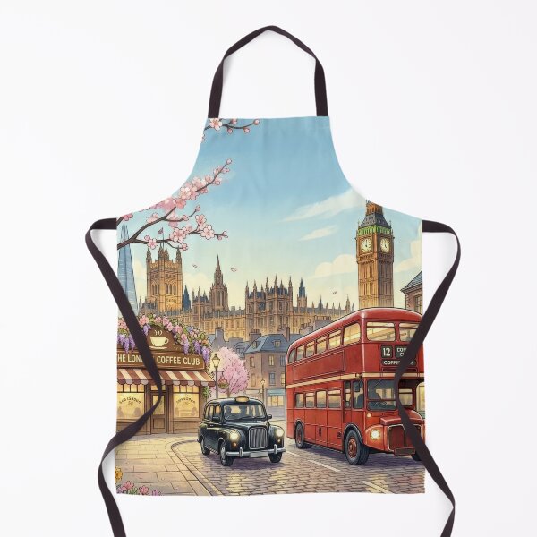 Item preview, London Coffee Club - Spring Morning in the City designed and sold by Kate1art.