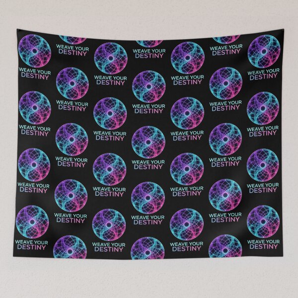 Item preview, Weave Your Destiny Neon Dreamcatcher Spiritual Art designed and sold by PixelQ.