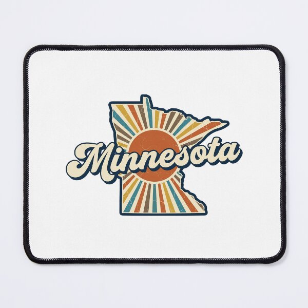 Item preview, Minnesota Retro Sunset State Silhouette – Vintage Distressed Design designed and sold by Paper Drip.