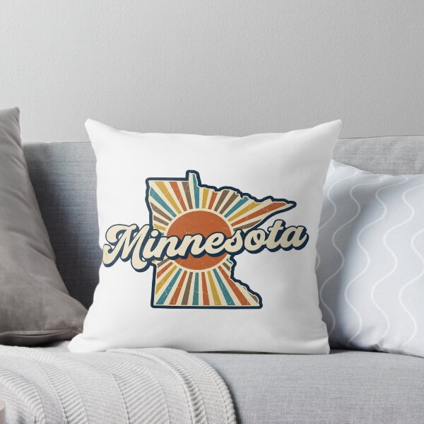 Item preview, Minnesota Retro Sunset State Silhouette – Vintage Distressed Design designed and sold by Paper Drip.