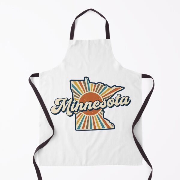 Item preview, Minnesota Retro Sunset State Silhouette – Vintage Distressed Design designed and sold by Paper Drip.