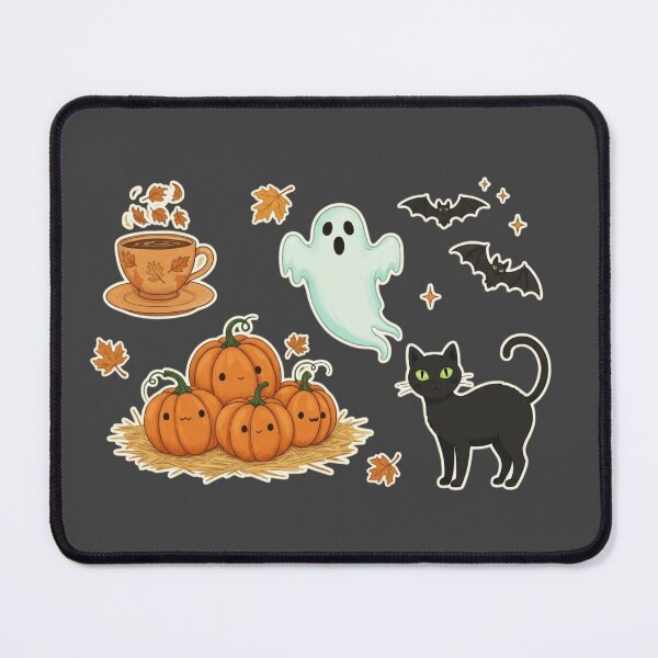 Item preview, Cute Halloween Stickers – Ghost, Pumpkins & Spirit Airlines And Black Cat Collection designed and sold by Yasmine Mohammed.