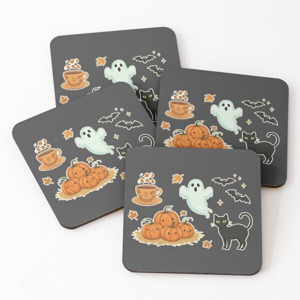 Item preview, Cute Halloween Stickers – Ghost, Pumpkins & Spirit Airlines And Black Cat Collection designed and sold by Yasmine Mohammed.