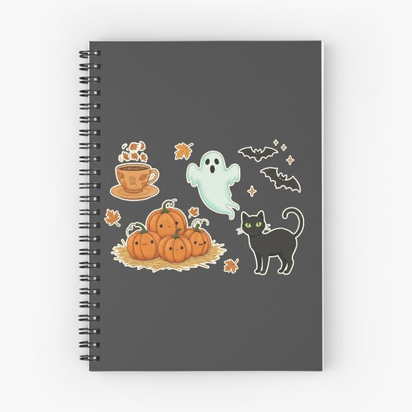 Item preview, Cute Halloween Stickers – Ghost, Pumpkins & Spirit Airlines And Black Cat Collection designed and sold by Yasmine Mohammed.