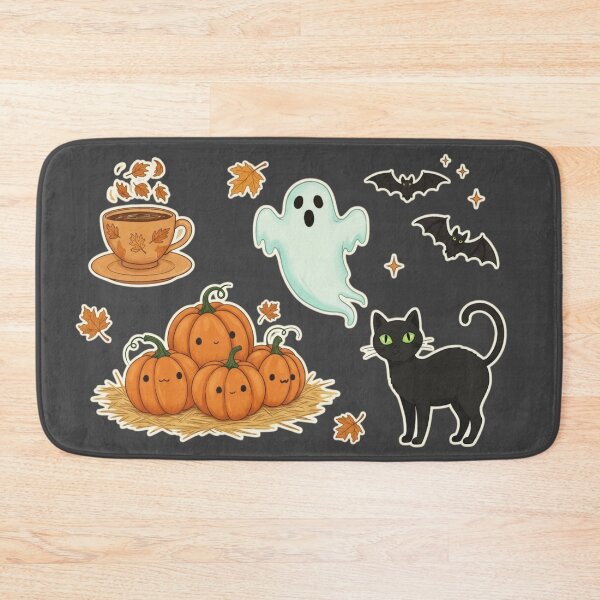 Item preview, Cute Halloween Stickers – Ghost, Pumpkins & Spirit Airlines And Black Cat Collection designed and sold by Yasmine Mohammed.