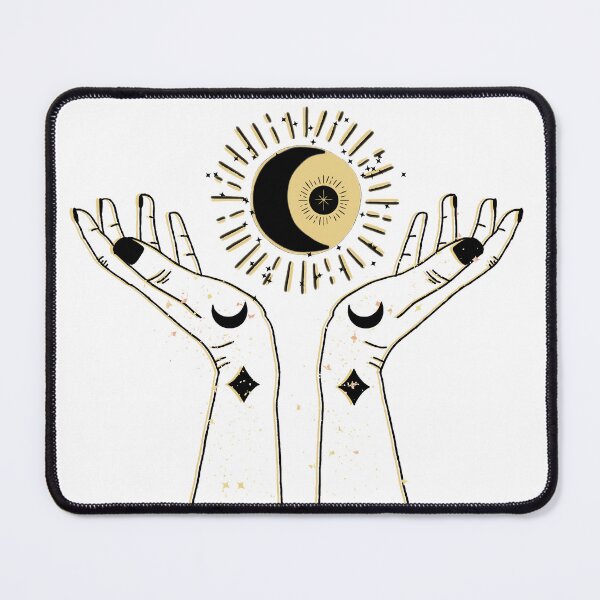 Item preview, Boho Celestial Sun and Moon Hands designed and sold by CorAleArt.