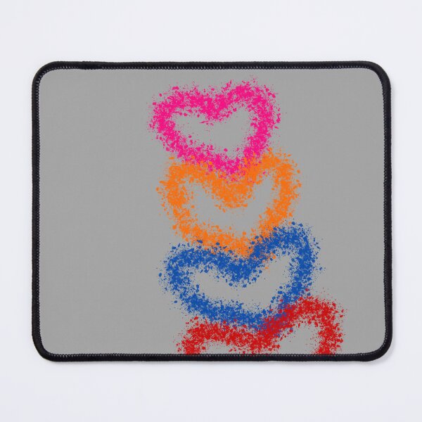 Item preview, Colorful Abstract Painted hearts designed and sold by Desolaa_Arts.
