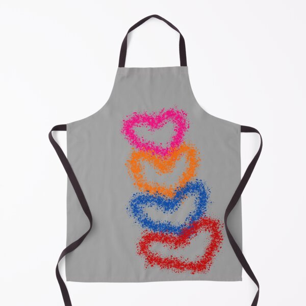 Item preview, Colorful Abstract Painted hearts designed and sold by Desolaa_Arts.