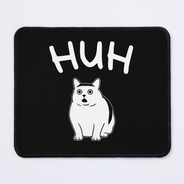 Item preview, Huh Cat Meme – Confused Chonky Cat designed and sold by happiecatstore.