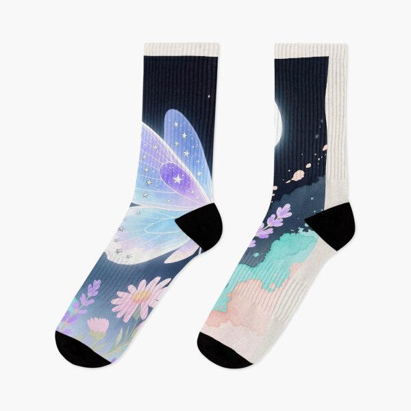 Item preview, Moon‑lit Moth Whisper Watercolor Design designed and sold by Arte-Excellency.