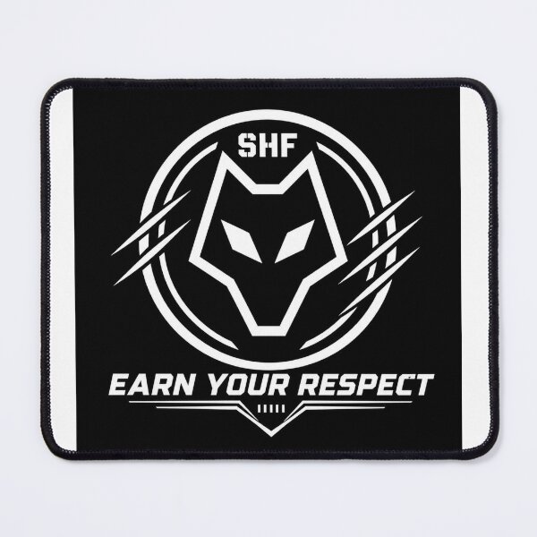 Item preview, SHF Wolf Logo ultimate version | Earn Your Respect | Distressed Streetwear Fighter Emblem designed and sold by SHDF.