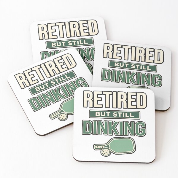 Item preview, Retired But Still Dinking Funny Pickleball Retirement Shirt designed and sold by The Daily Goods.