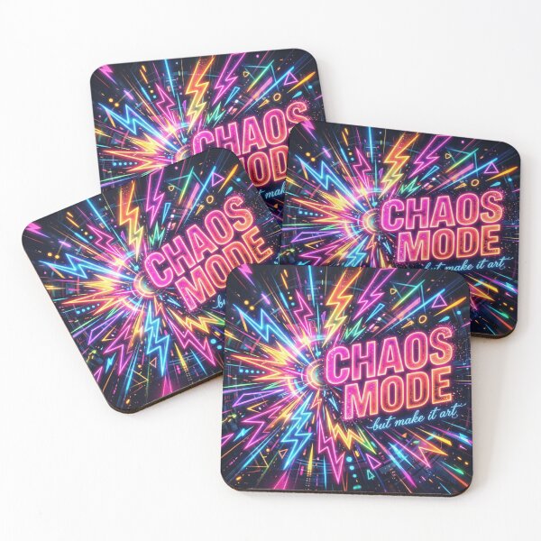 Item preview, Chaos Mode Neon Streetwear T-Shirt | Explosive Retro Arcade Graphic Tee | Modern Vaporwave Aesthetic Shirt designed and sold by DmaarGroup.