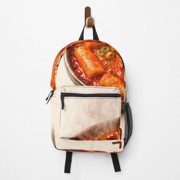 Item preview, Cute Tteokbokki Korean Street Food Art Print designed and sold by ImagineDepart.