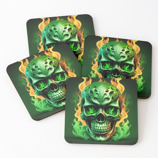 Item preview, Green Skull designed and sold by RaF71PrO.