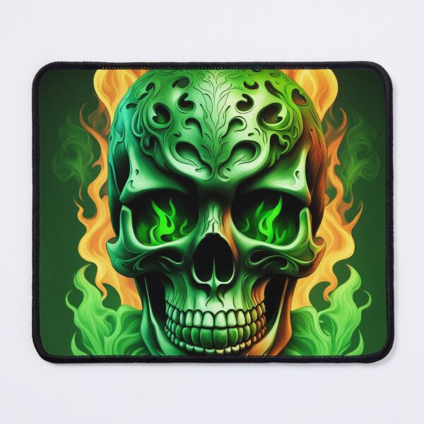 Item preview, Green Skull designed and sold by RaF71PrO.
