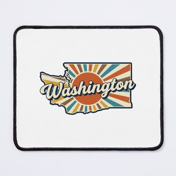 Item preview, Washington Retro Sunset State Silhouette – Vintage Distressed Design designed and sold by Paper Drip.