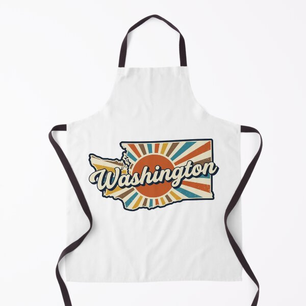 Item preview, Washington Retro Sunset State Silhouette – Vintage Distressed Design designed and sold by Paper Drip.