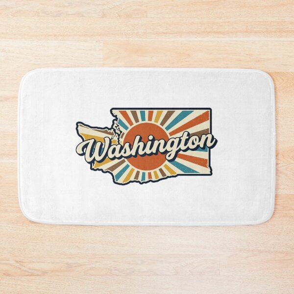 Item preview, Washington Retro Sunset State Silhouette – Vintage Distressed Design designed and sold by Paper Drip.