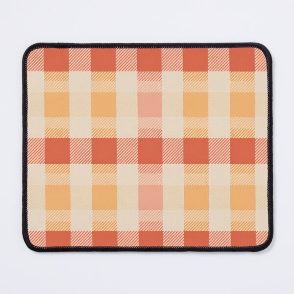 Item preview, Vintage Picnic Gingham Plaid Pattern - Sun-Faded Coral & Peach Farmhouse Check designed and sold by Tamas Das.