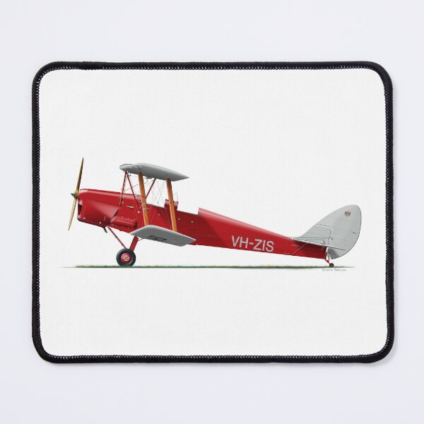 Item preview, DH-82 TIGER MOTH VH-ZIS PARAFIELD 2016 designed and sold by Grubby Fingers Aircraft Illustration.