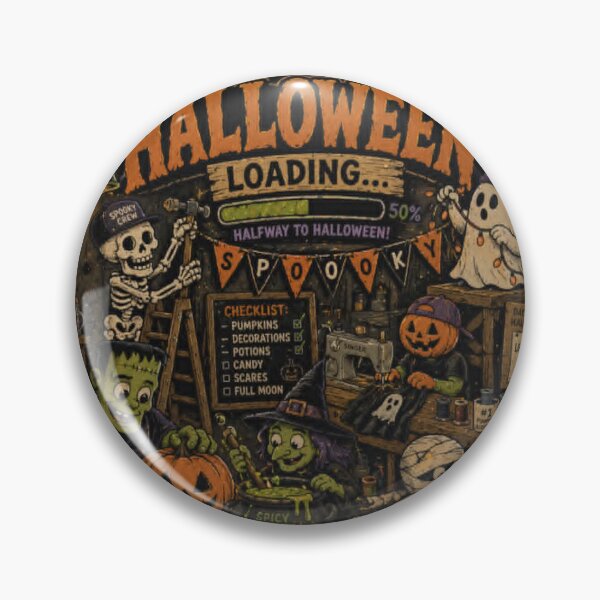 Item preview, Waiting For Halloween - Halloween Loading designed and sold by Tookiester.