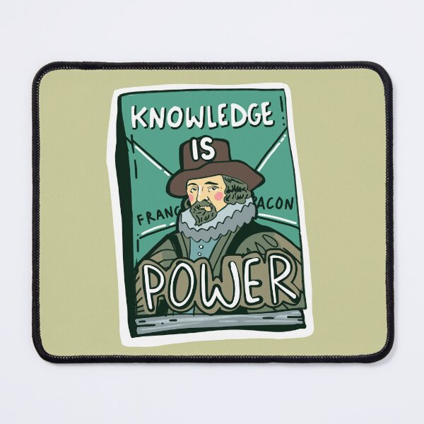 Item preview, Knowledge is power Francis bacon book designed and sold by sianelliot.