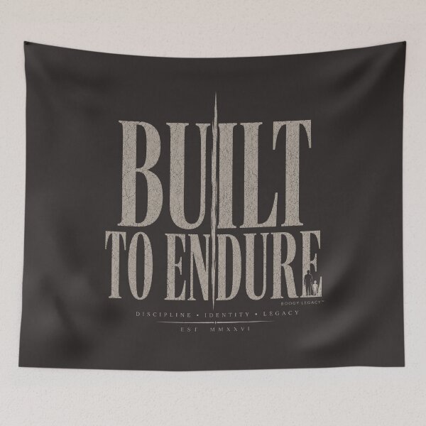 Item preview, Built To Endure Shirt – Luxury Father Legacy Streetwear Tee designed and sold by BOOGY LEGACY™.
