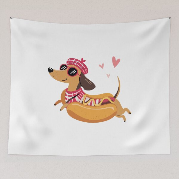Item preview, Stylish Dachshund Hot Dog designed and sold by jkrphoto.