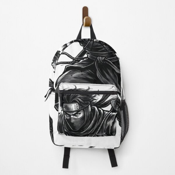 Item preview, Cool black-and-white illustration of a ninja designed and sold by whiteblackcat.
