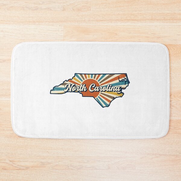 Item preview, North Carolina Retro Sunset State Silhouette – Vintage Distressed Design designed and sold by Paper Drip.
