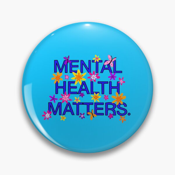 Item preview, Mental Health matters blue designed and sold by IslaParkArt.